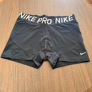Nike Black Pro Athletic Shorts